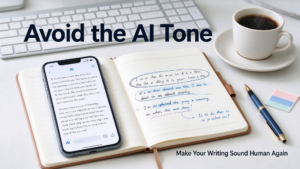 avoid robotic AI tone
